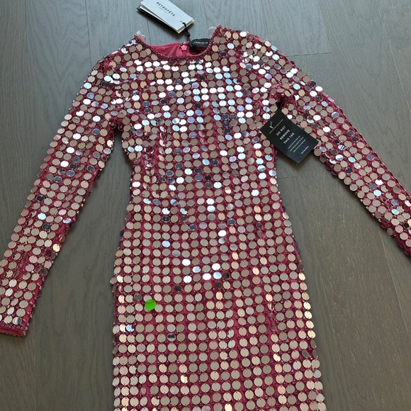 Retrofete Pink Sequin Maxi Dress - Picture 6 of 14